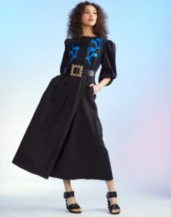 CYNTHIA ROWLEY Annabelle Cotton Maxi Dress