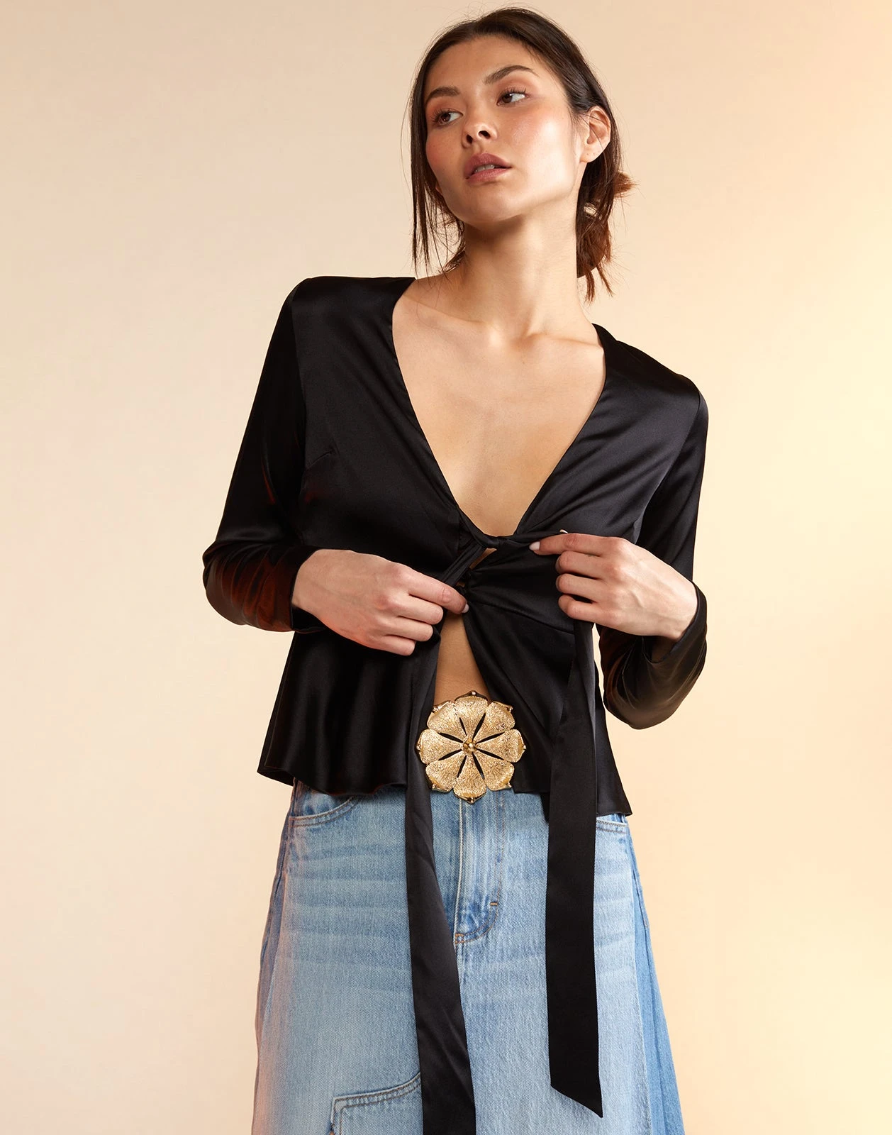 CYNTHIA ROWLEY Jula Silk Blouse 6 CYNTHIA ROWLEY Jula Silk Blouse - Image 4