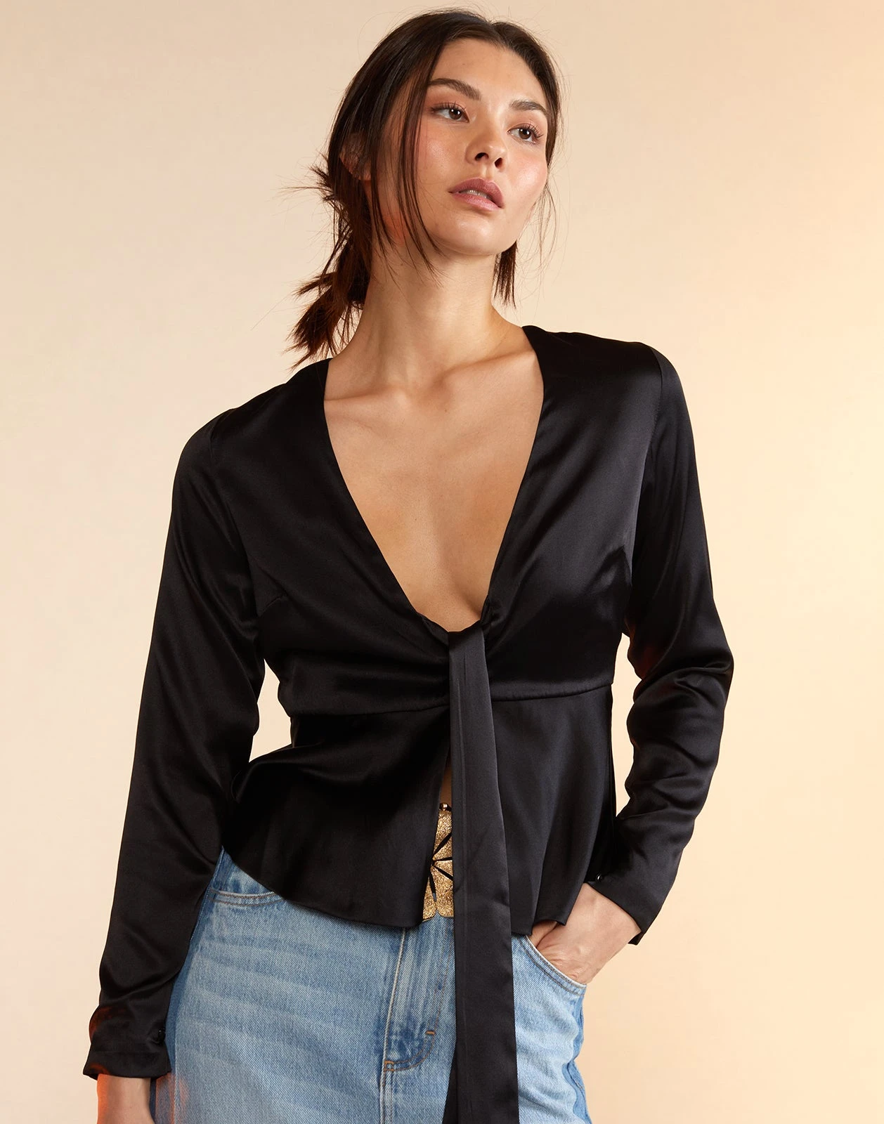 CYNTHIA ROWLEY Jula Silk Blouse 7 CYNTHIA ROWLEY Jula Silk Blouse - Image 5