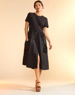CYNTHIA ROWLEY Cargo Combo Tee Dress -Cynthia Rowley Shop CARGO4