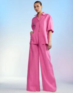 CYNTHIA ROWLEY Isola Linen Camp Shirt -Cynthia Rowley Shop LINENE26copy