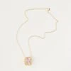 CYNTHIA ROWLEY Rose Quartz And Peridot Pendant -Cynthia Rowley Shop ROSEQuartz1