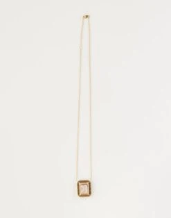 CYNTHIA ROWLEY Rose Quartz And Peridot Pendant 9 CYNTHIA ROWLEY Rose Quartz And Peridot Pendant -Cynthia Rowley Shop Rosequartzback