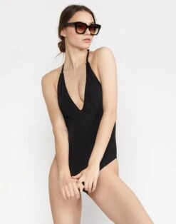 CYNTHIA ROWLEY Frankie Halter Neoprene Swimsuit