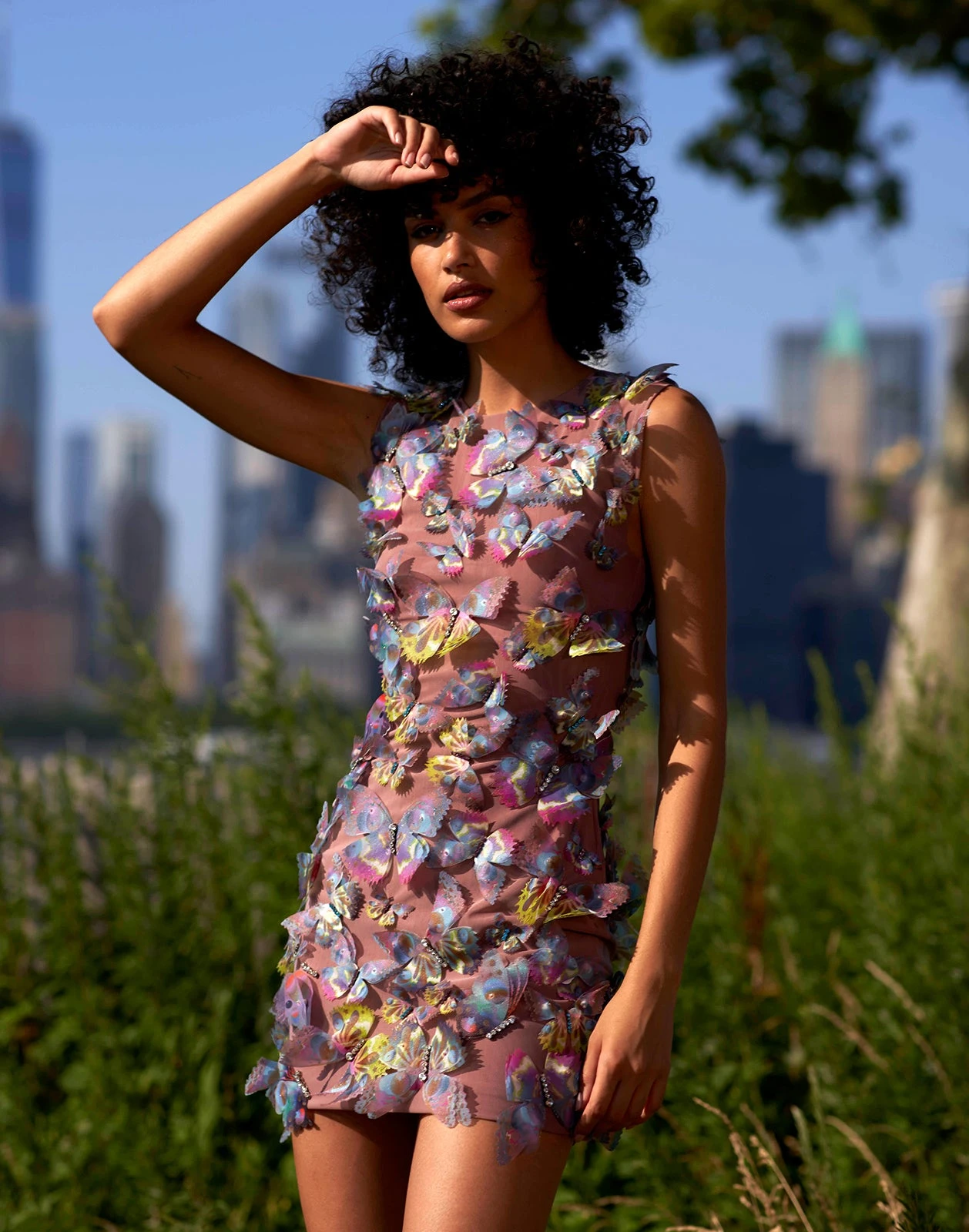 CYNTHIA ROWLEY Butterfly Applique Dress 9 CYNTHIA ROWLEY Butterfly Applique Dress - Image 7