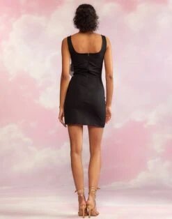 CYNTHIA ROWLEY Sofia Organza Flower Dress -Cynthia Rowley Shop black10 17713e99 efe5 4984 8997 d6dbd2fa1cc7