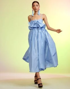 CYNTHIA ROWLEY Aurora Taffeta Dress -Cynthia Rowley Shop blue1 74c68a4f 9b56 43ea bbbe 6aad6fba34de