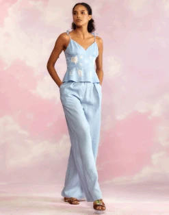 CYNTHIA ROWLEY Capri Cami Tank -Cynthia Rowley Shop blue1 786a83f9 5ff4 4994 9231 20d6cb697170