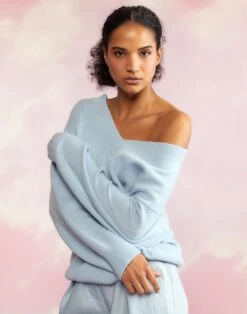 CYNTHIA ROWLEY Talia V-Neck Sweater