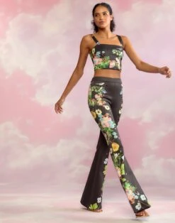 CYNTHIA ROWLEY Bonded Fit And Flare Pant -Cynthia Rowley Shop bonded10 8053ee0d 3f1c 46d4 aec2 fb933dd253f1