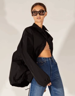 CYNTHIA ROWLEY Nylon Windbreaker