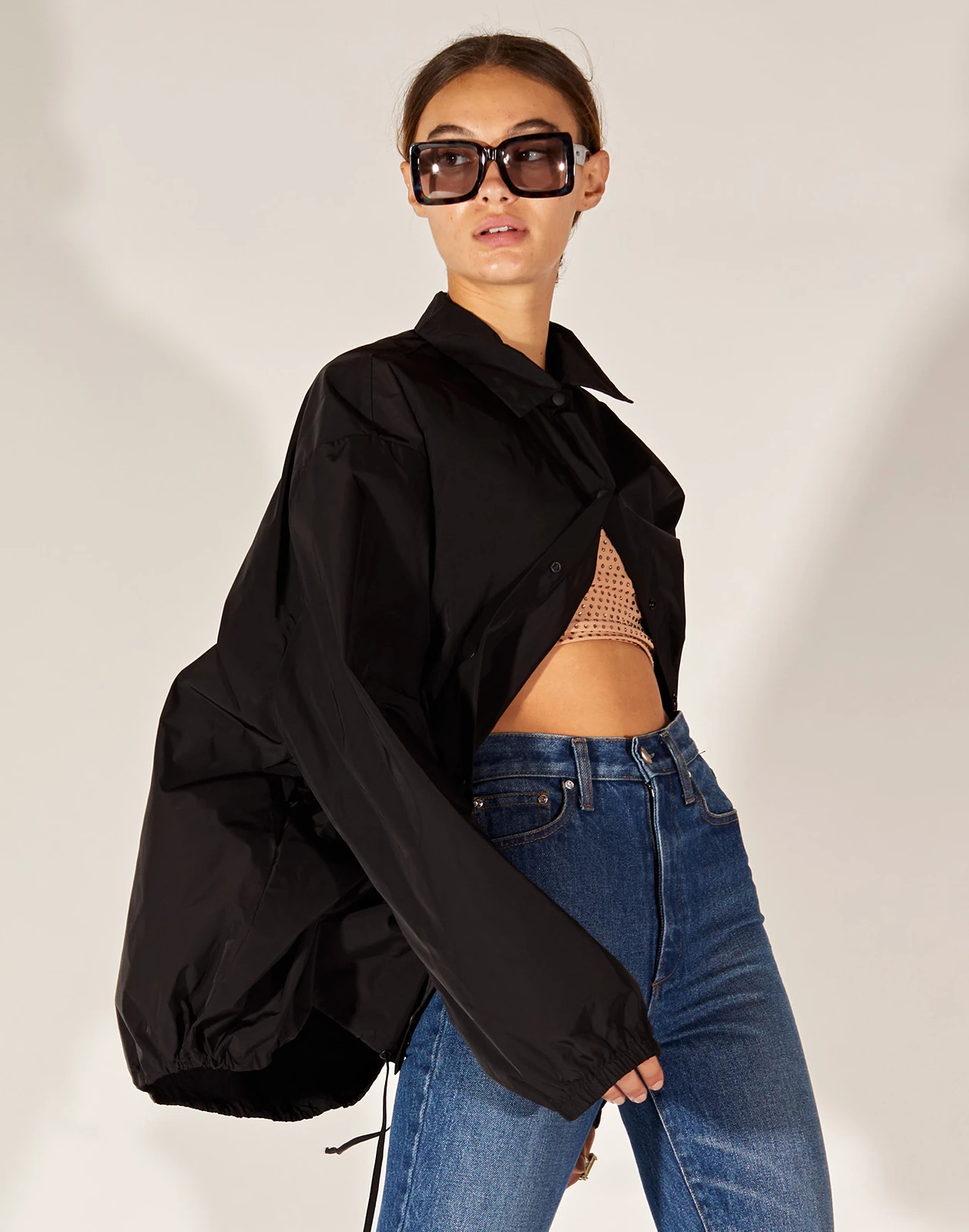 CYNTHIA ROWLEY Nylon Windbreaker 3 CYNTHIA ROWLEY Nylon Windbreaker