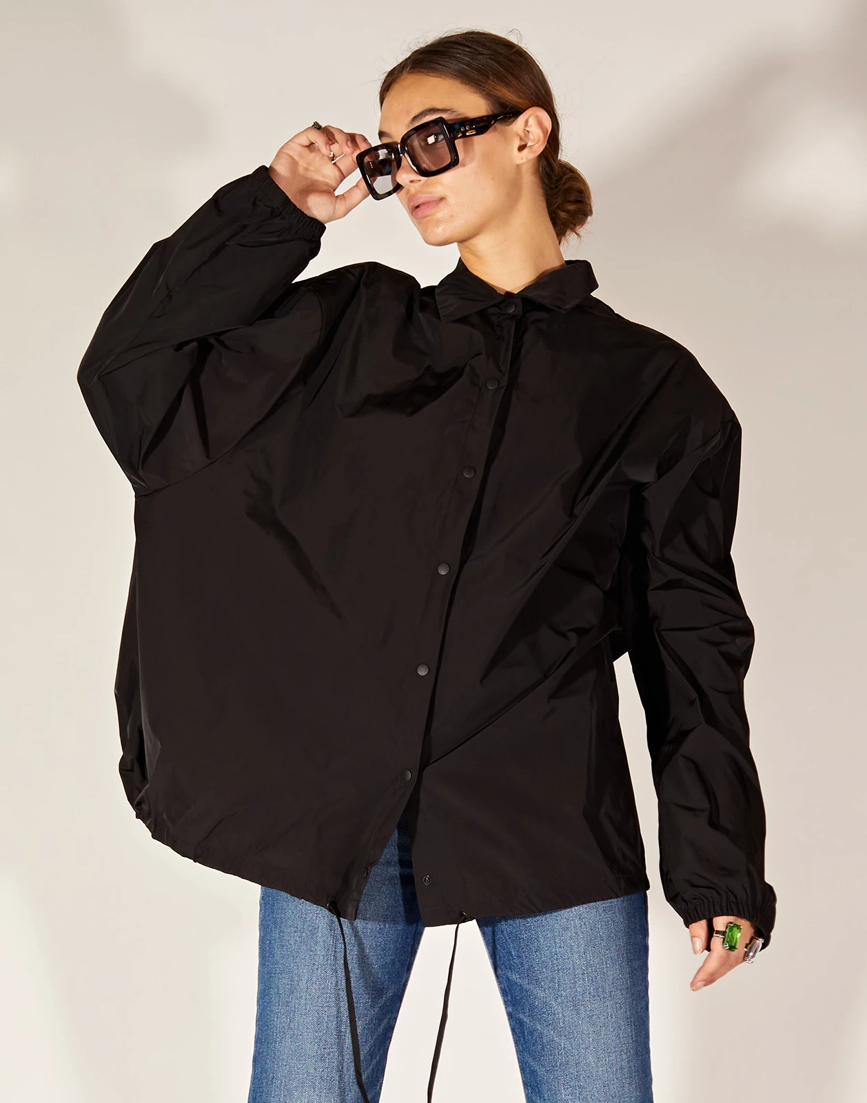 CYNTHIA ROWLEY Nylon Windbreaker 4 CYNTHIA ROWLEY Nylon Windbreaker - Image 2
