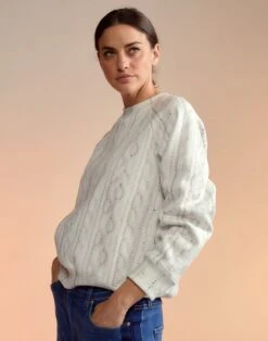 CYNTHIA ROWLEY Trompe L'oeil Jumper 8 CYNTHIA ROWLEY Trompe L'oeil Jumper -Cynthia Rowley Shop cableknit3