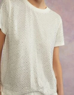 CYNTHIA ROWLEY Sirius Crystal T-shirt -Cynthia Rowley Shop crystaltee1