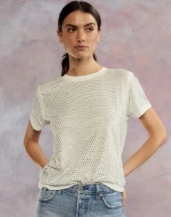 CYNTHIA ROWLEY Sirius Crystal T-shirt -Cynthia Rowley Shop crystaltee7