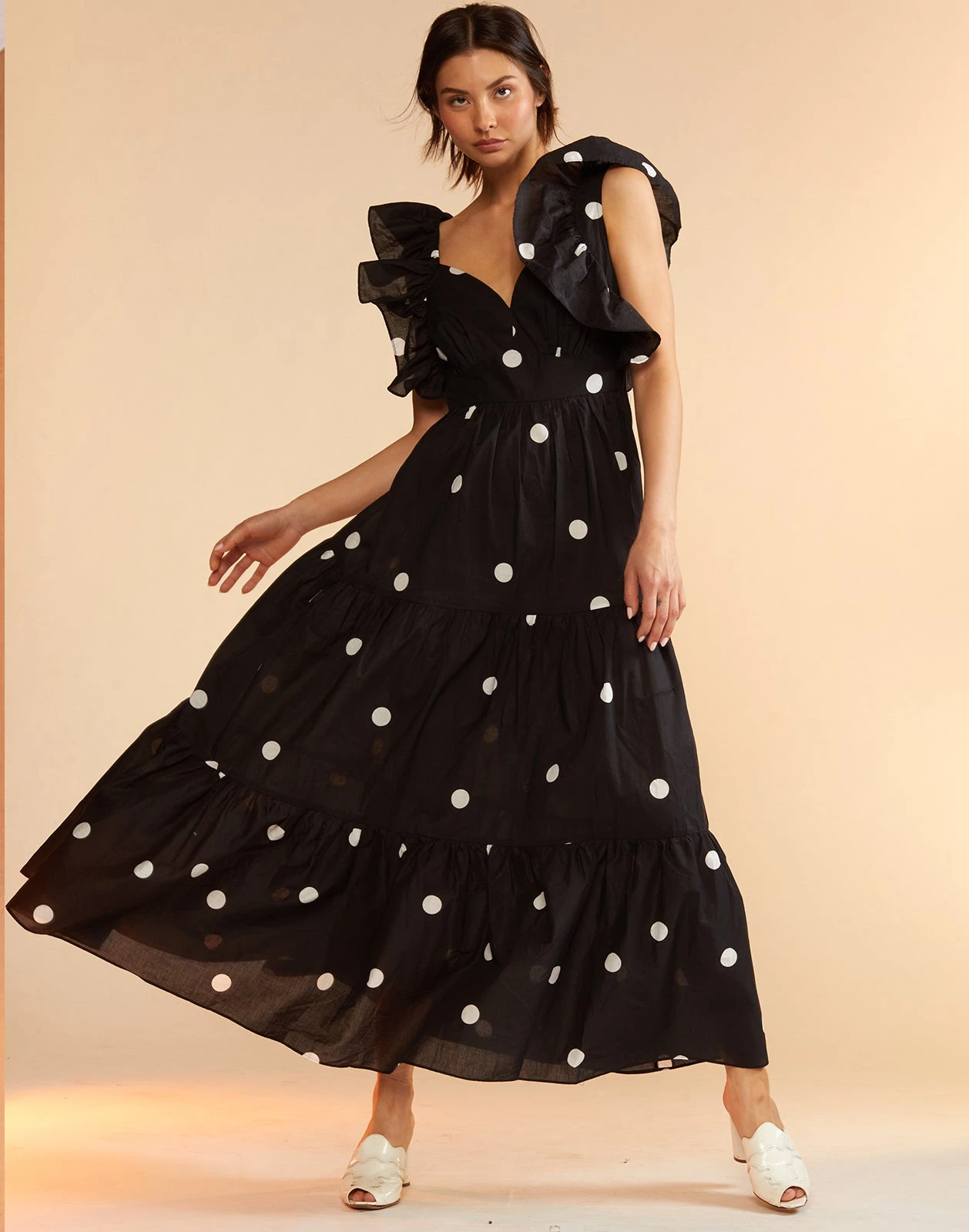 CYNTHIA ROWLEY Gabriella Ruffle Dress 7 CYNTHIA ROWLEY Gabriella Ruffle Dress - Image 5