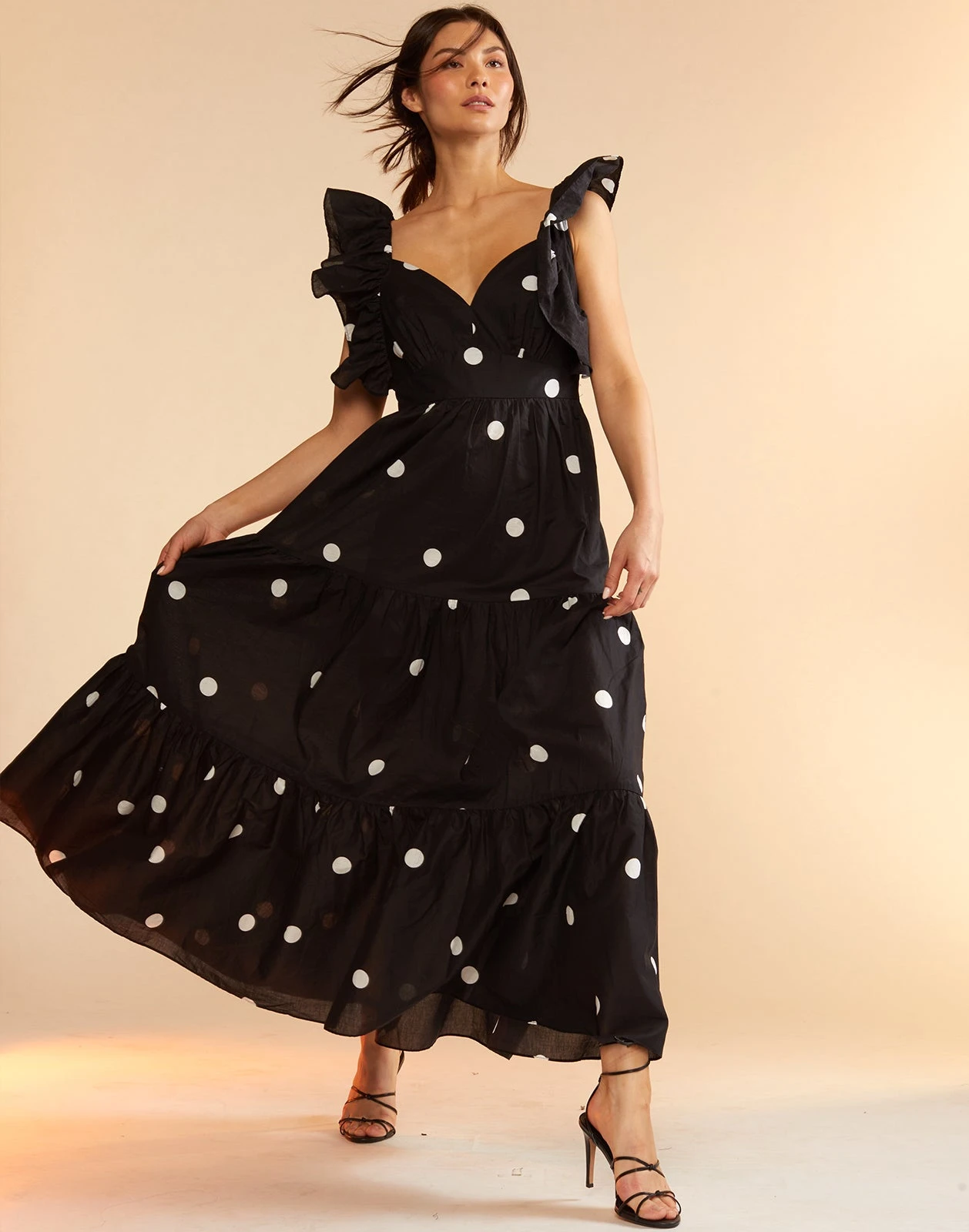 CYNTHIA ROWLEY Gabriella Ruffle Dress 6 CYNTHIA ROWLEY Gabriella Ruffle Dress - Image 4