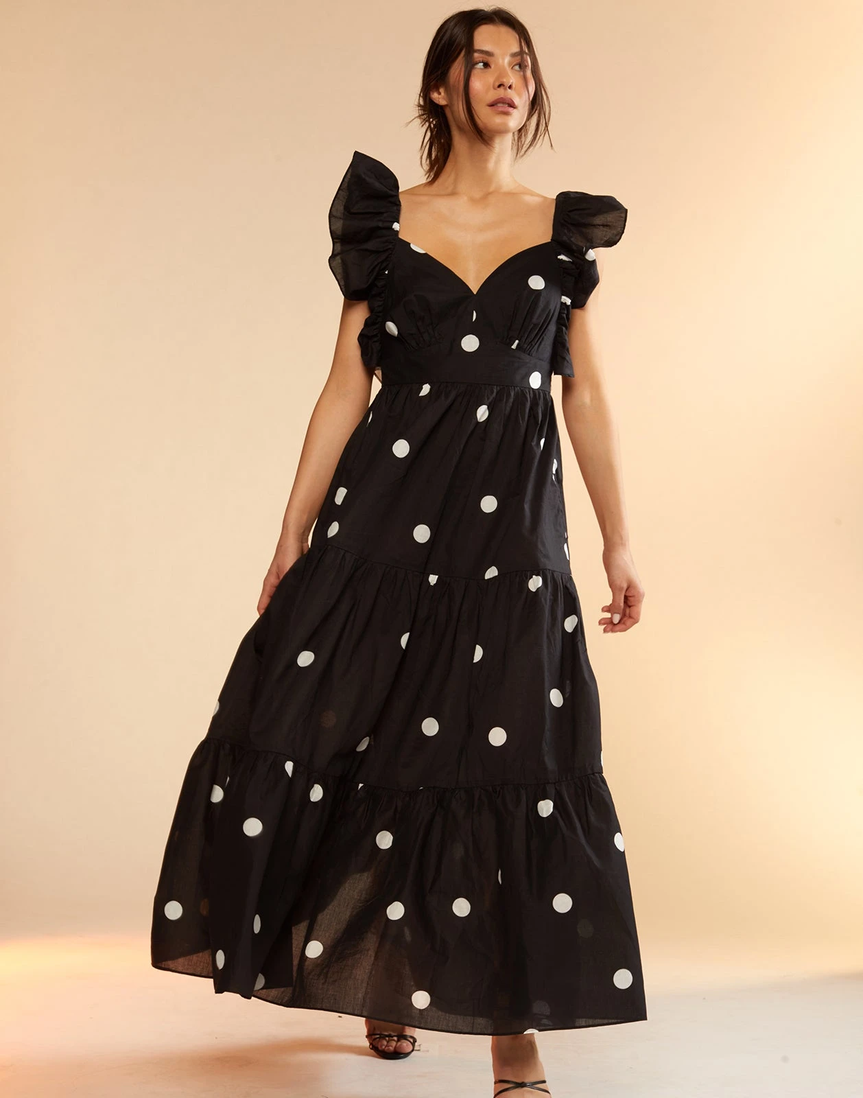 CYNTHIA ROWLEY Gabriella Ruffle Dress 8 CYNTHIA ROWLEY Gabriella Ruffle Dress - Image 6