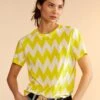 CYNTHIA ROWLEY Printed T-Shirt -Cynthia Rowley Shop flowertee3