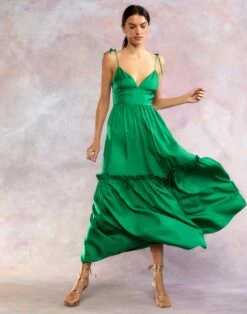 CYNTHIA ROWLEY Kea Silk Dress -Cynthia Rowley Shop green3 40b13a84 57e3 4e75 85b7 d96f5c320952