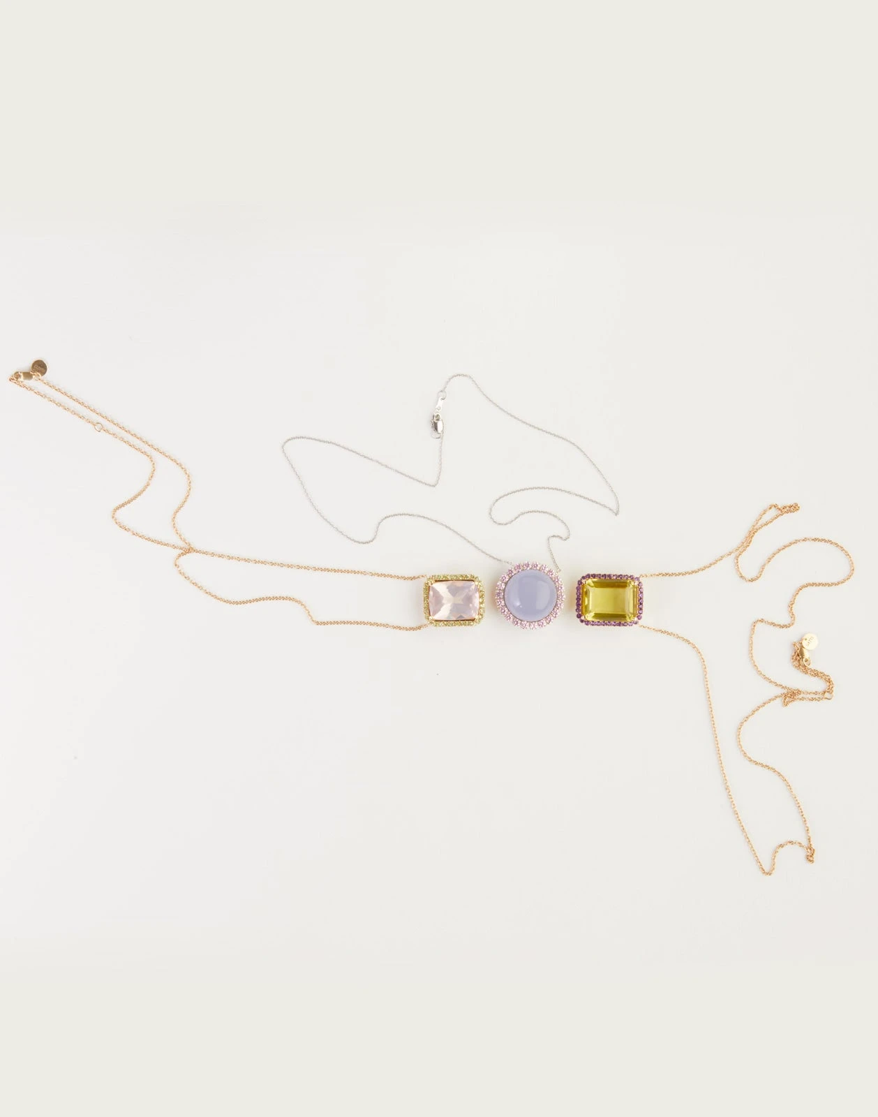 CYNTHIA ROWLEY Rose Quartz And Peridot Pendant 7 CYNTHIA ROWLEY Rose Quartz And Peridot Pendant - Image 5