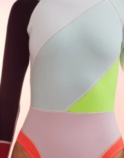 CYNTHIA ROWLEY Janet Colorblock High Cut Wetsuit -Cynthia Rowley Shop janet4
