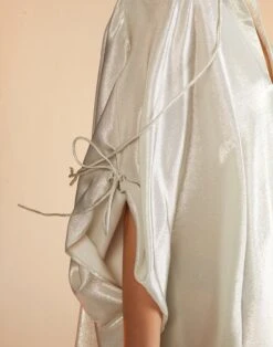 CYNTHIA ROWLEY Silk Lame Kaftan -Cynthia Rowley Shop l ame18