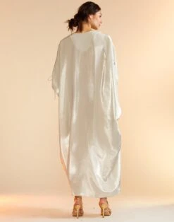 CYNTHIA ROWLEY Silk Lame Kaftan -Cynthia Rowley Shop lame17