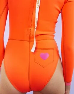 CYNTHIA ROWLEY Orange Crush Wetsuit -Cynthia Rowley Shop neonwetsuit6