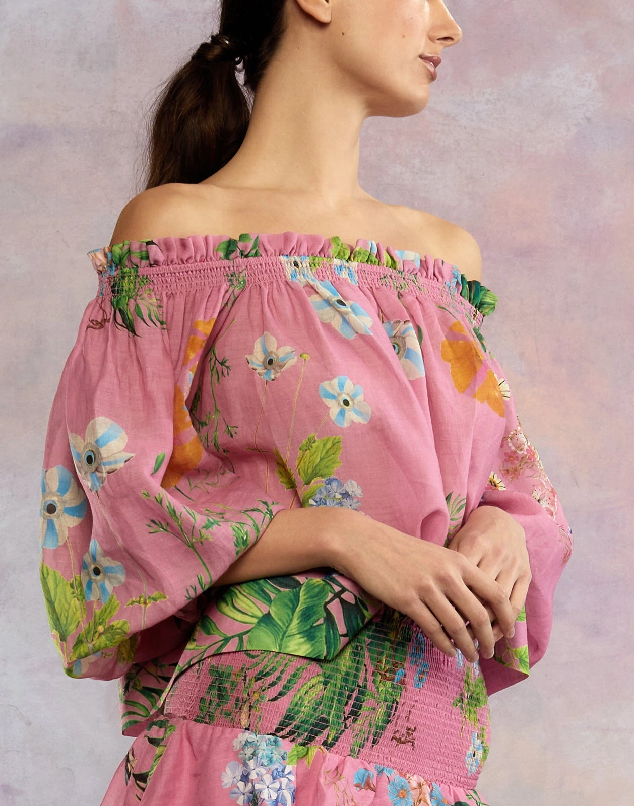 CYNTHIA ROWLEY Nola Off Shoulder Top 8 CYNTHIA ROWLEY Nola Off Shoulder Top - Image 6