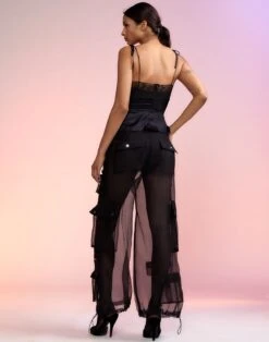CYNTHIA ROWLEY Organza Cargo Pant -Cynthia Rowley Shop organza6 1c6f57b9 7caf 4284 9062 83648a6d6157