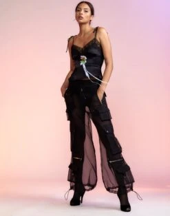 CYNTHIA ROWLEY Organza Cargo Pant -Cynthia Rowley Shop otgsanza2