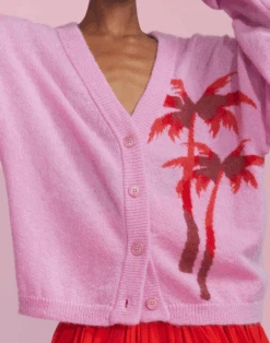 CYNTHIA ROWLEY Intarsia Cardigan 15 CYNTHIA ROWLEY Intarsia Cardigan -Cynthia Rowley Shop pink2 2bbc4631 ee35 4a63 bc73 ef04e8ec2a10