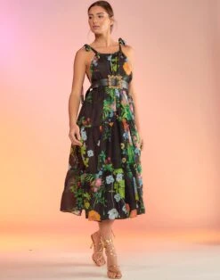 CYNTHIA ROWLEY Layla Linen Halter Dress -Cynthia Rowley Shop ramie15