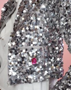 CYNTHIA ROWLEY Sequin Cropped Cardigan -Cynthia Rowley Shop sequinjacket10