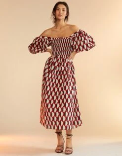 CYNTHIA ROWLEY Caprice Dress -Cynthia Rowley Shop smocked4