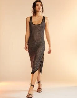 CYNTHIA ROWLEY Smoke Show Crystal Dress -Cynthia Rowley Shop sparkle6