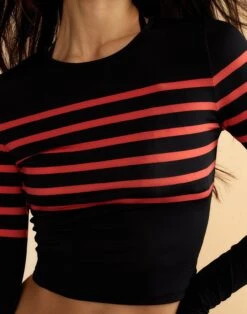 CYNTHIA ROWLEY Taylor Rashguard -Cynthia Rowley Shop stripe6 843a3d77 88a5 4934 a0eb f0c1947823f1