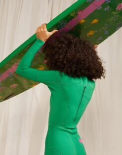 CYNTHIA ROWLEY Custom Short Surfboard - Green Garden Floral -Cynthia Rowley Shop surf 1