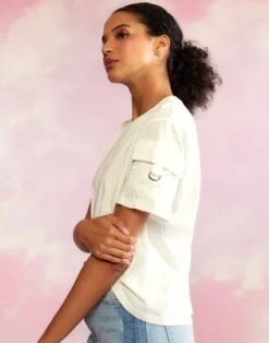 CYNTHIA ROWLEY Cargo Pocket T-Shirt -Cynthia Rowley Shop tee24