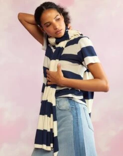 CYNTHIA ROWLEY Cotton Jersey Scarf -Cynthia Rowley Shop tee46