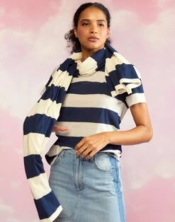 CYNTHIA ROWLEY Cotton Jersey Scarf -Cynthia Rowley Shop tee49