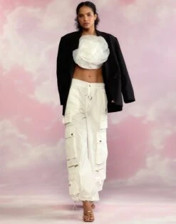 CYNTHIA ROWLEY Kim Cargo Pant -Cynthia Rowley Shop white10 033cc648 051b 4757 a571 7080a61df265