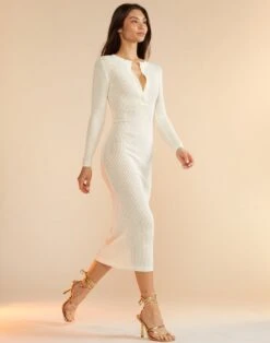 CYNTHIA ROWLEY Bondi Crochet Knit Dress 18 CYNTHIA ROWLEY Bondi Crochet Knit Dress -Cynthia Rowley Shop whitemesh7