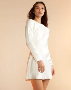 CYNTHIA ROWLEY Charlotte Silk Dress -Cynthia Rowley Shop whitesilk5 bfec25f1 d56a 4187 a8f9 c4fdd2f9db0d