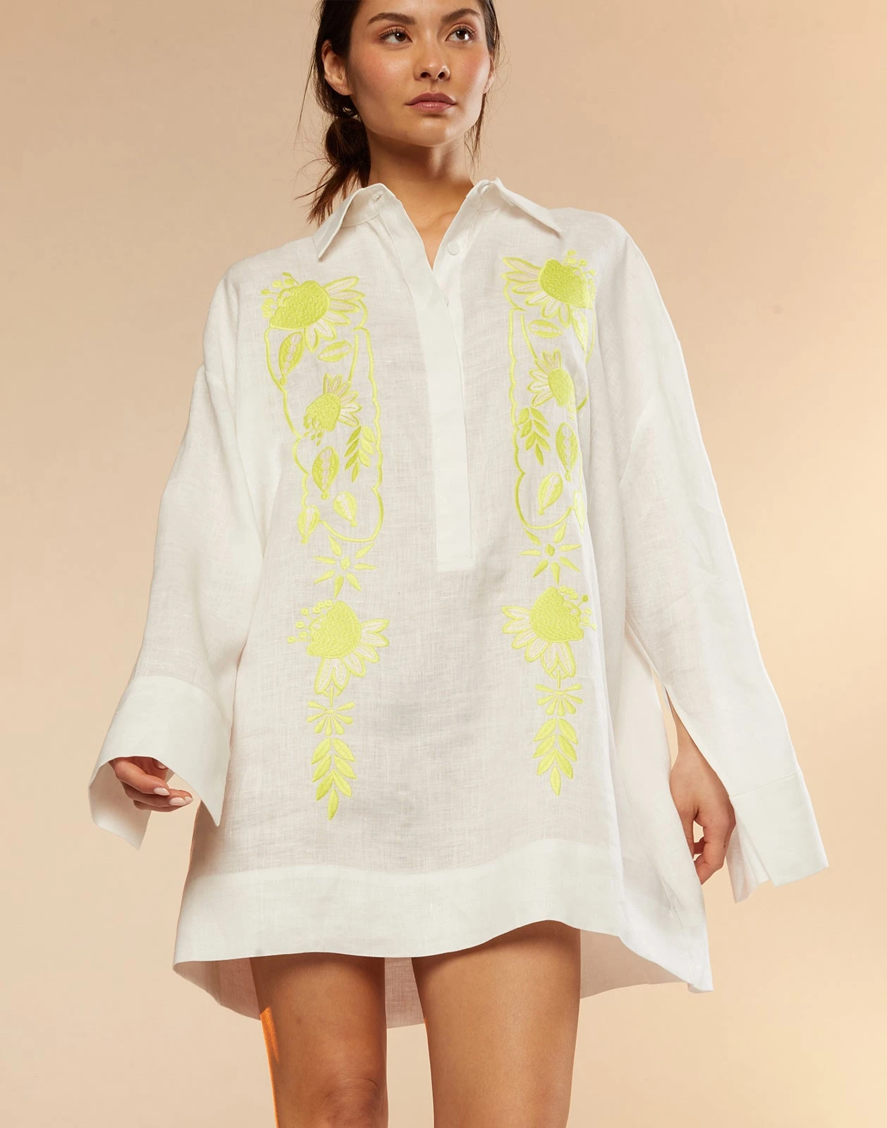 CYNTHIA ROWLEY Scalea Embroidered Dress 8 CYNTHIA ROWLEY Scalea Embroidered Dress - Image 6
