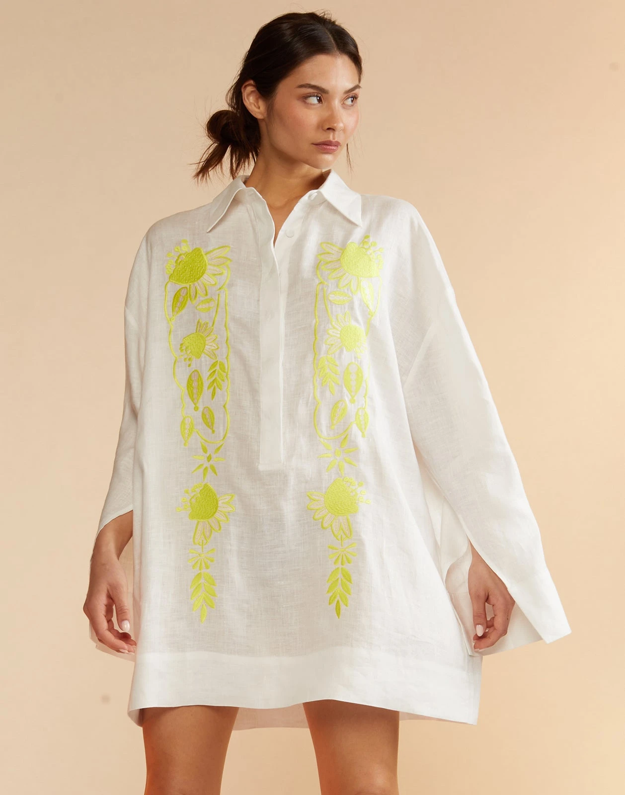 CYNTHIA ROWLEY Scalea Embroidered Dress 6 CYNTHIA ROWLEY Scalea Embroidered Dress - Image 4